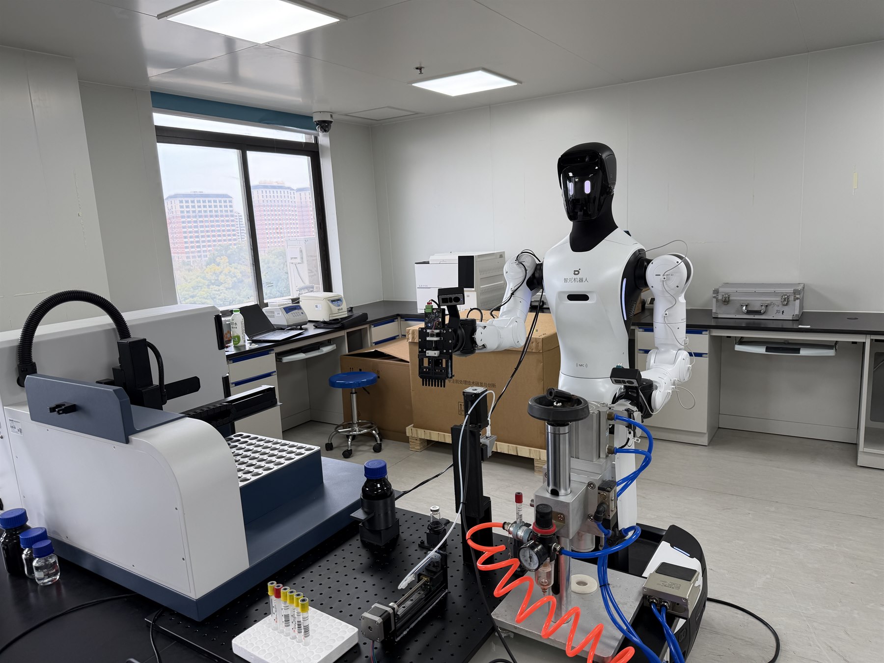 公安理化实验智能检验机器人工作站